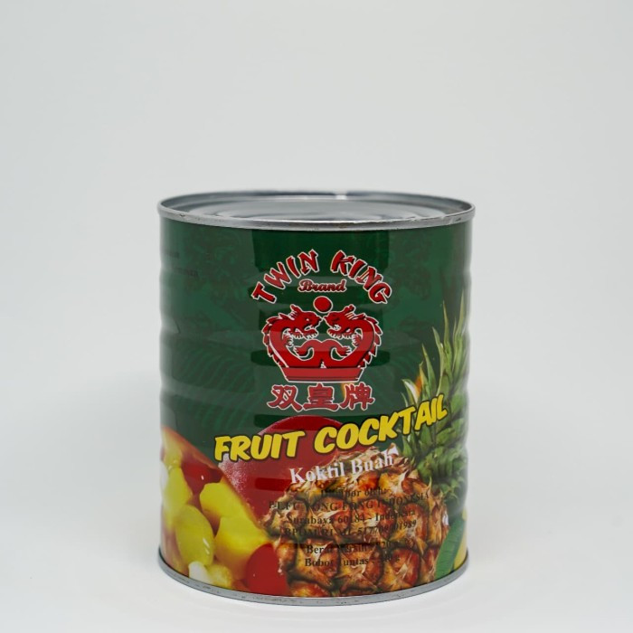 

Twin King Brand Fruit Cocktail 820 gr / Buah Campur Kaleng