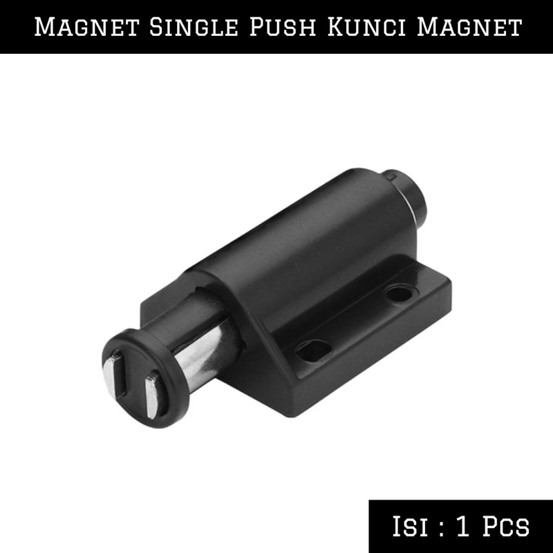 Magnet Single Push Kunci Magnet Lemari Kaca Push Open