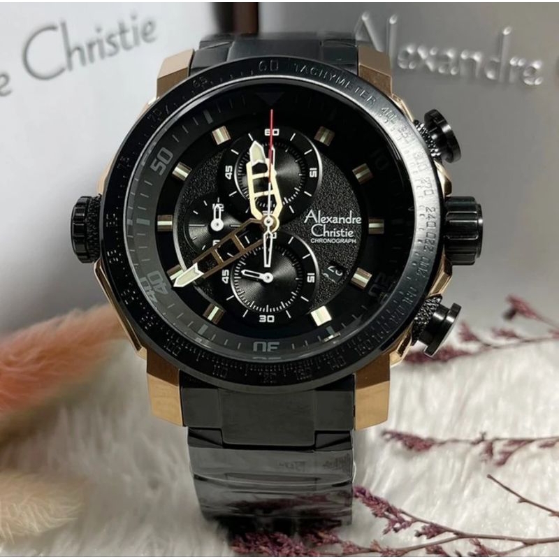 Jam Tangan Pria Alexandre Christie 6565 Original
