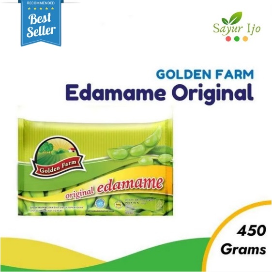 

Golden Farm Edamame Original 450 Gram Fresh Frozen Kacang Jepang Segar