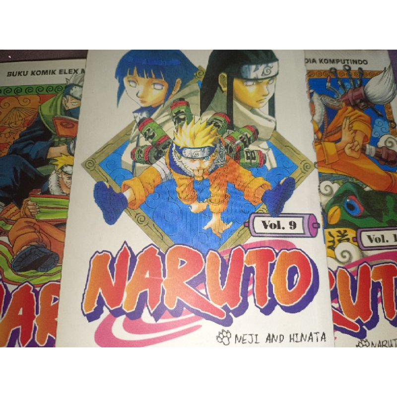 Cabutan komik Naruto no 12 13 20 26 41 42 43 44 52 kondisi mulus asli terbitan Gramedia