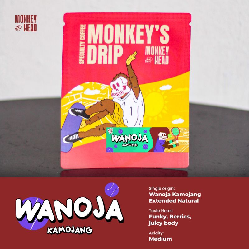 

MONKEY HEAD - WANOJA Drip Bag Coffee
