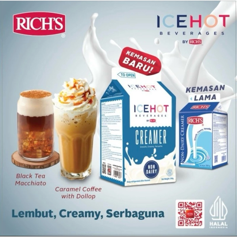 

richs krimer nabati 500 ml/creamer non dairy 500 ml/krimer cair