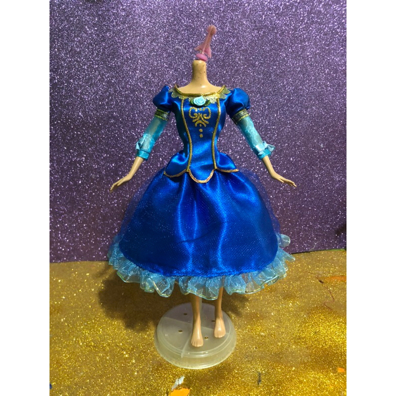 Gaun Barbie Courtney Royal blue - Seri gaun Barbie 12 Dancing Princesses