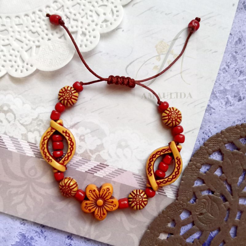 gelang tali etnik | gelang tali coklat | gelang etnik