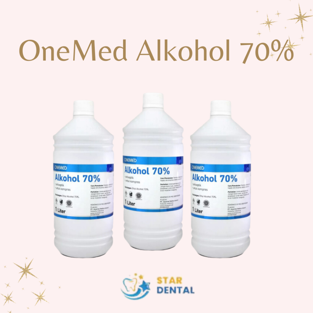ONEMED Alcohol 70% Antiseptic 1 Liter/Antiseptik OneMed/Alkohol 70%