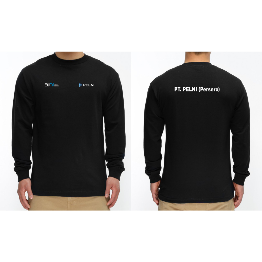 T-SHIRT KAOS BUMN PT PELNI LENGAN PANJANG