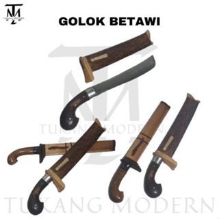 GOLOK BETAWI / GOLOK BETAWI ASLI / GOLOK BETAWI TANDUK / GOLOK BETAWI SI PITUNG / GOLOK BETAWI TUMPU