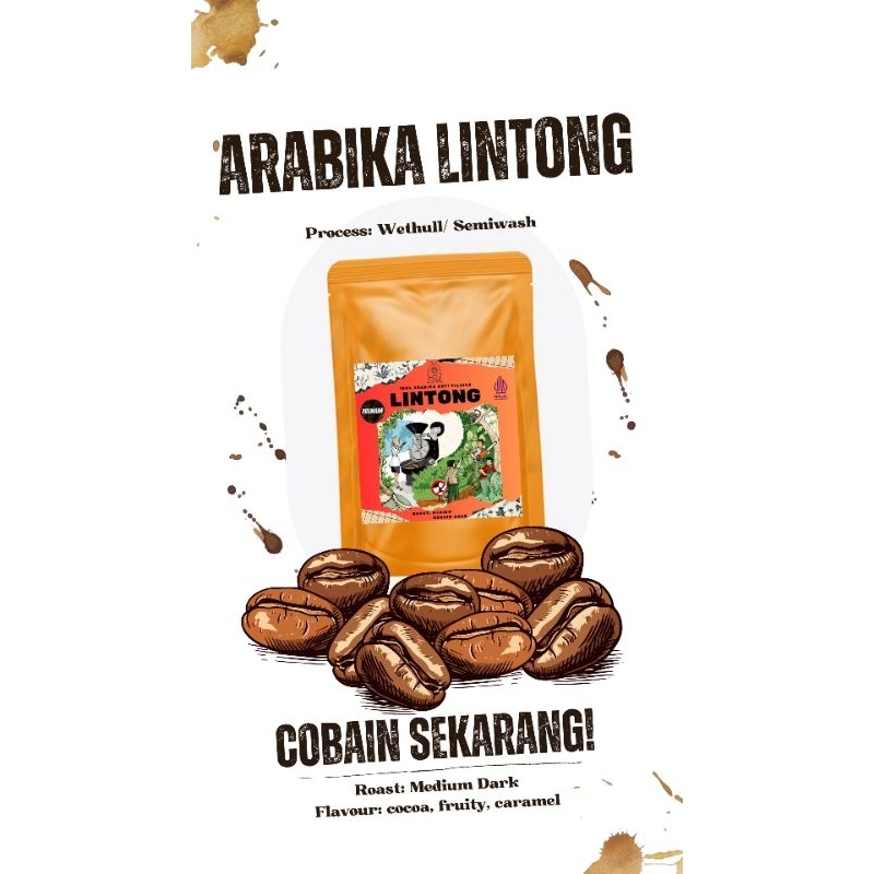 

Kopi Arabika Lintong Sumatera 250gr