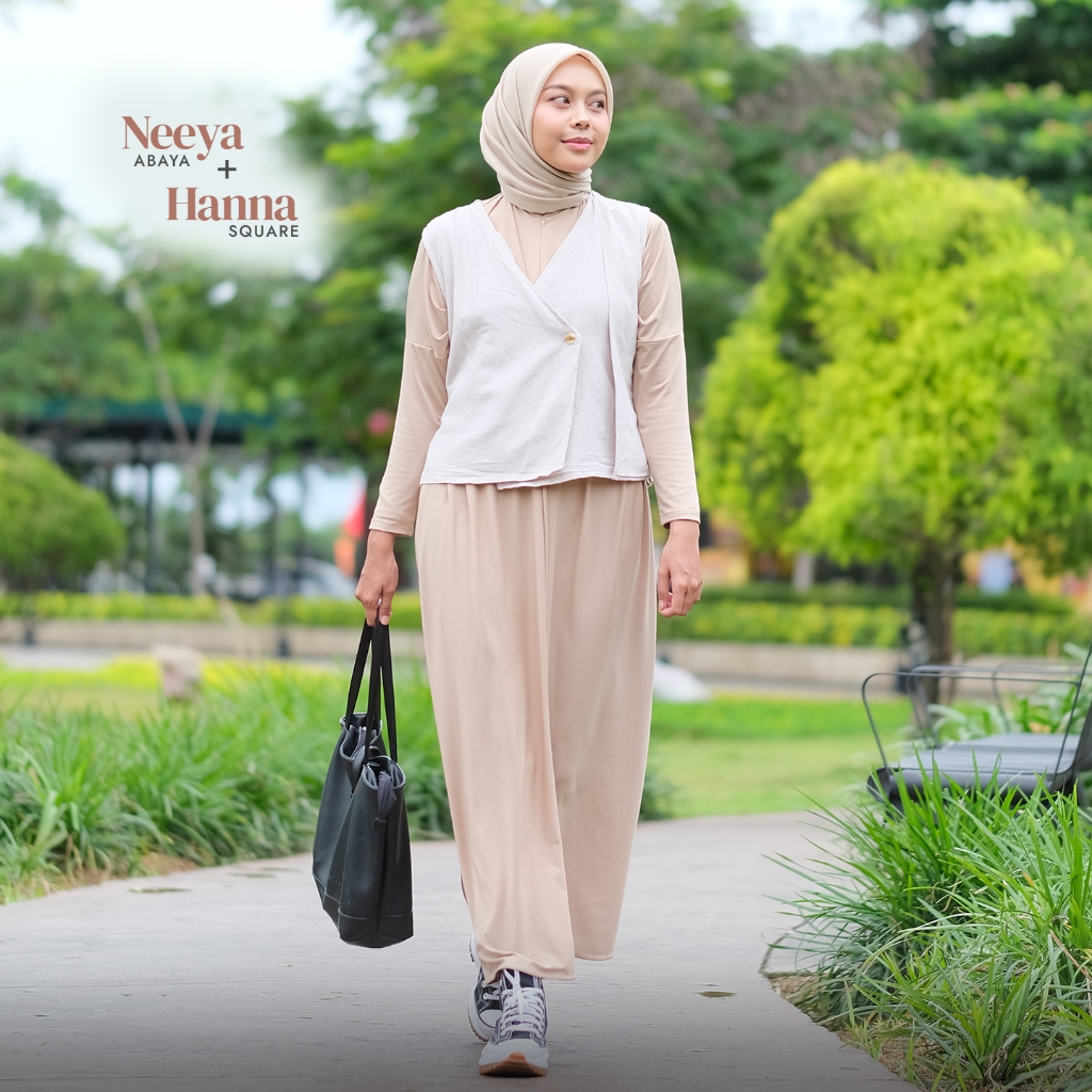 RnW | Neeya Abaya Dress - Gamis Abaya Syari Busui Friendly-8