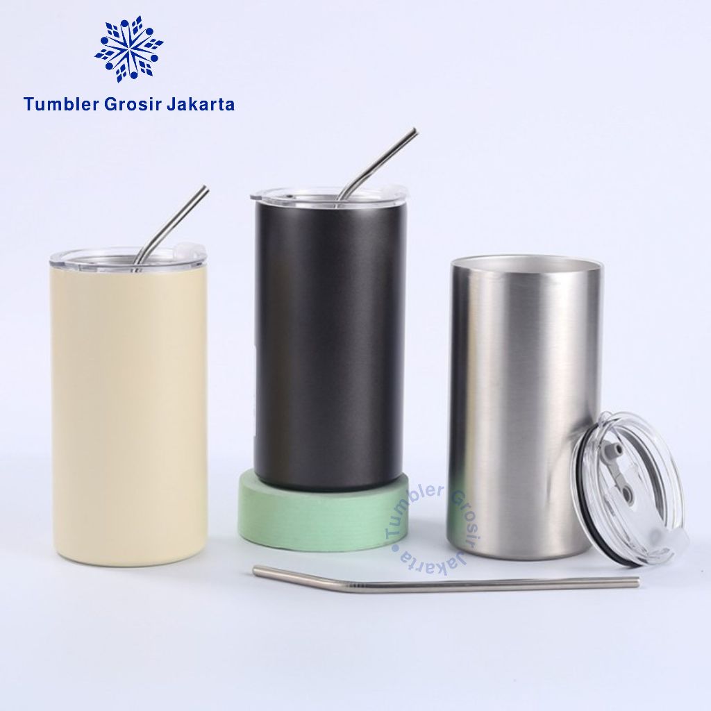 Tumbler Americano 600ml Polos Tumbler Virall Free Sedotan - Tumbler Grosir Jakarta