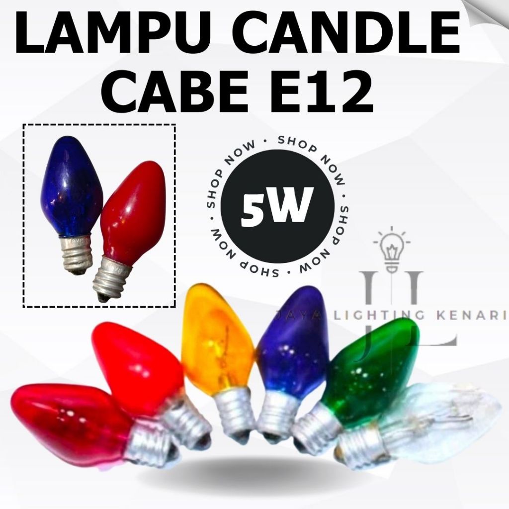 LAMPU PIJAR E12 CHIYODA/LAMPU CABE E12 LAMPU CHIYODA
