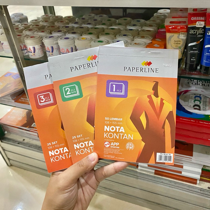 

(PCS) NOTA KONTAN PAPERLINE KECIL 3 PLY 2 PLY 1 PLY
