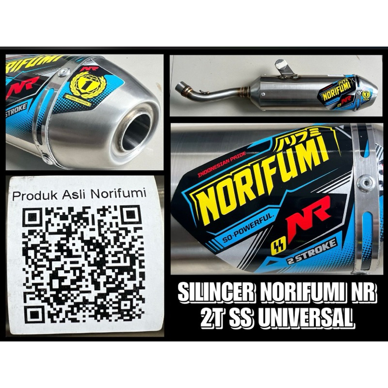 SILINCER NORIFUMI ORIGINAL NR 2 STROKE UNIVERSAL