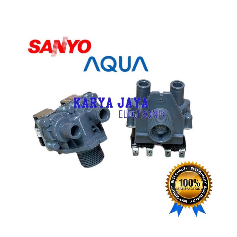 Water Inlet Selenoid Mesin Cuci AQUA Sanyo 2 inlet - Selenoid Mesin Cuci AQUA Cabang 2