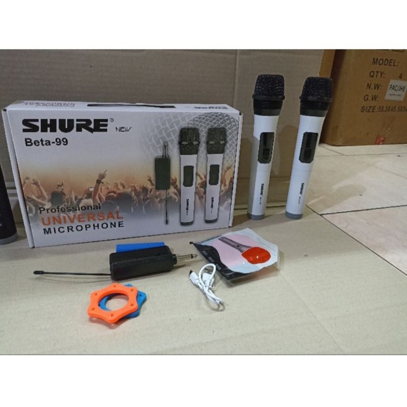 Mic Wireless SHURE BETA-99 Mini Receiver Charger Mic Shure BETA-99
