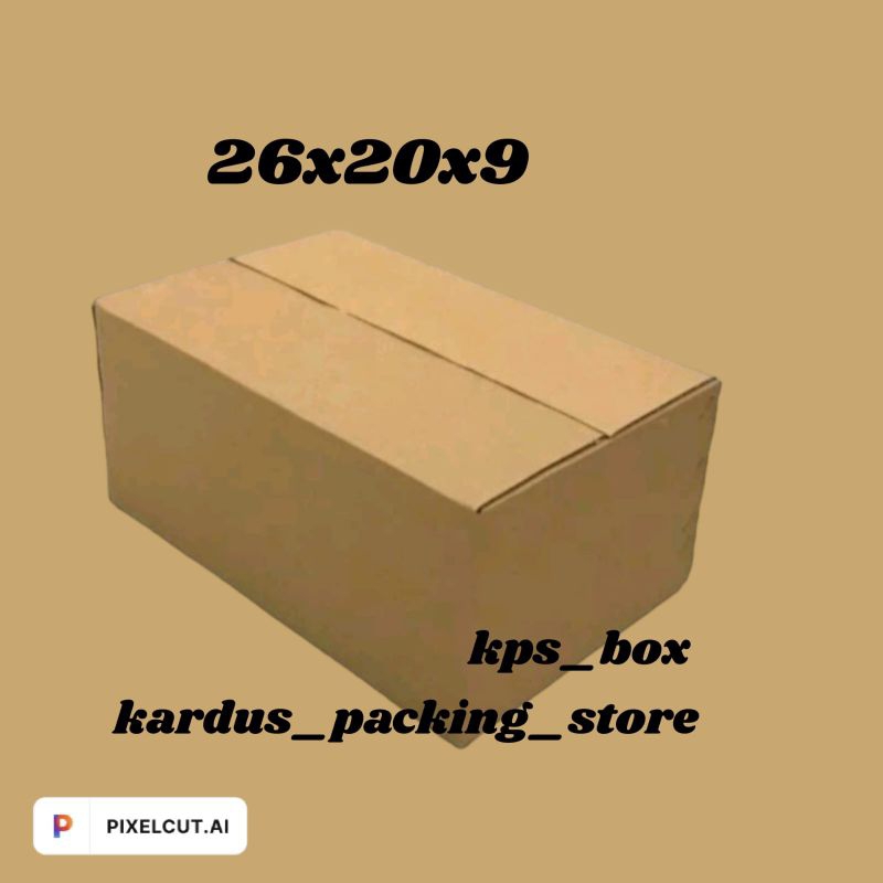 

kardus bok packing 26x20x9