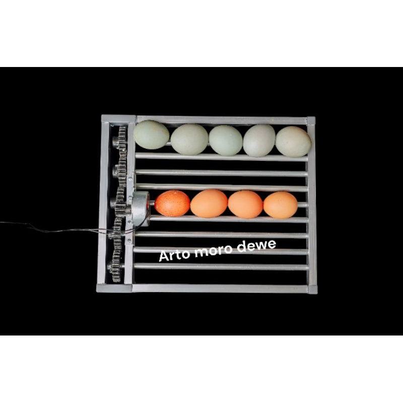 Rak Roller Mesin tetas Telur Kapasitas 20 Butir Rak Roller