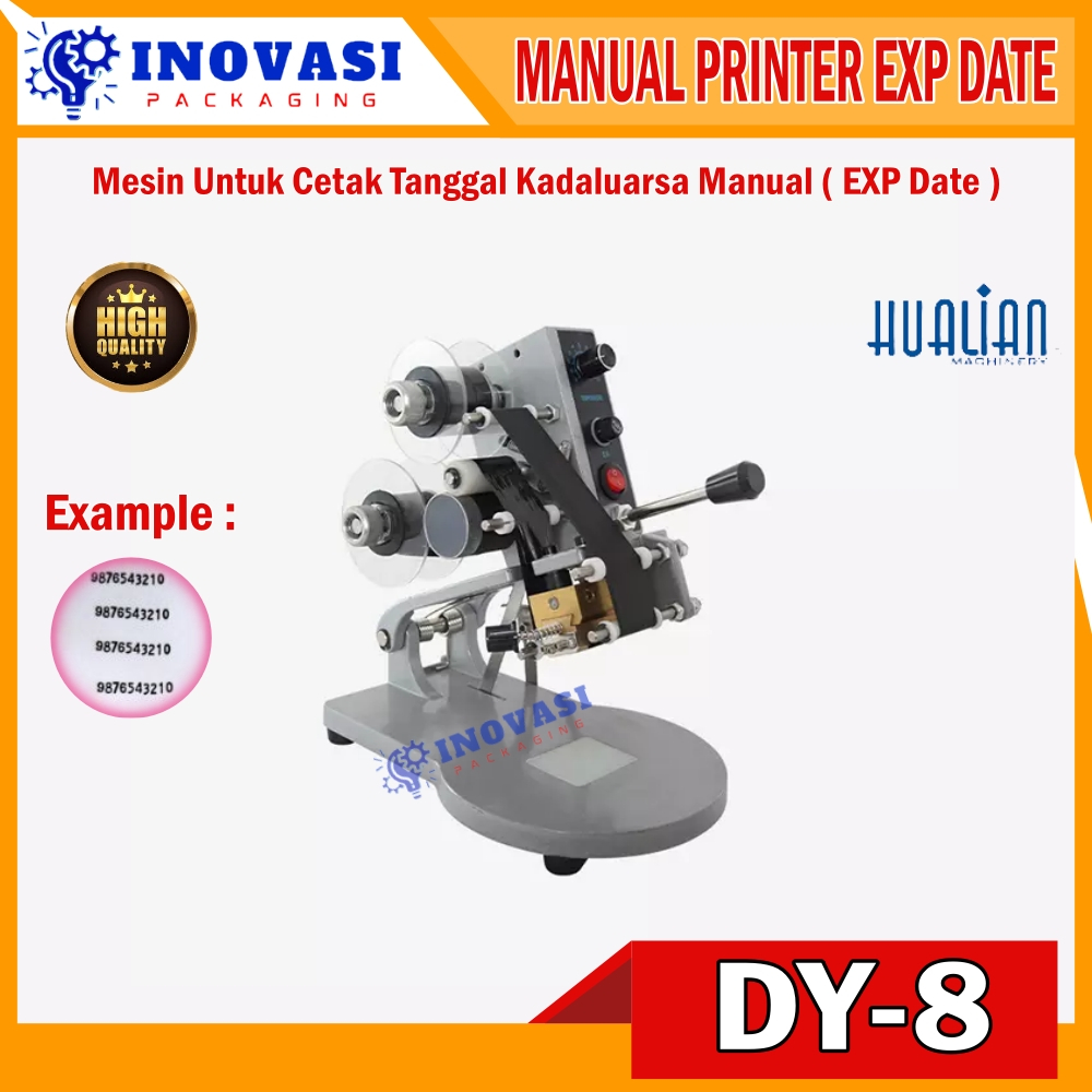 Mesin coding DY-8 Exp Date Printing Alat Cetak Tanggal Kadaluarsa Manual