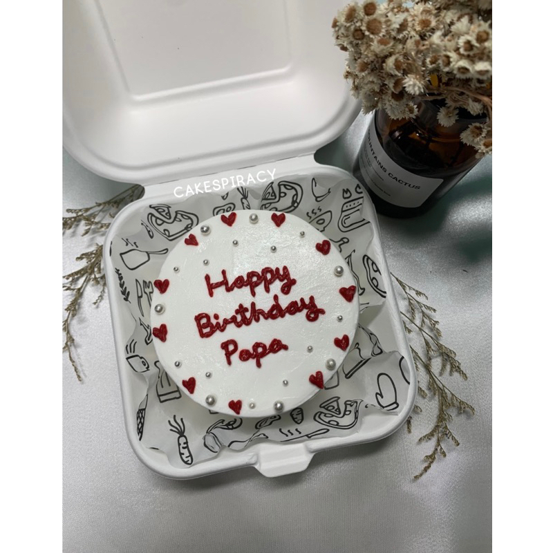 

Mini Korean Cake Red