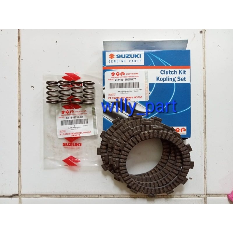 Paket Per Kopling + Kampas Kopling Smash Shogun Suzuki