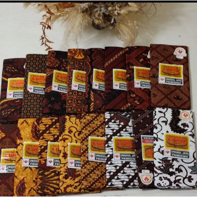 kain jarik panjang H Santoso/ Tapih bahelai