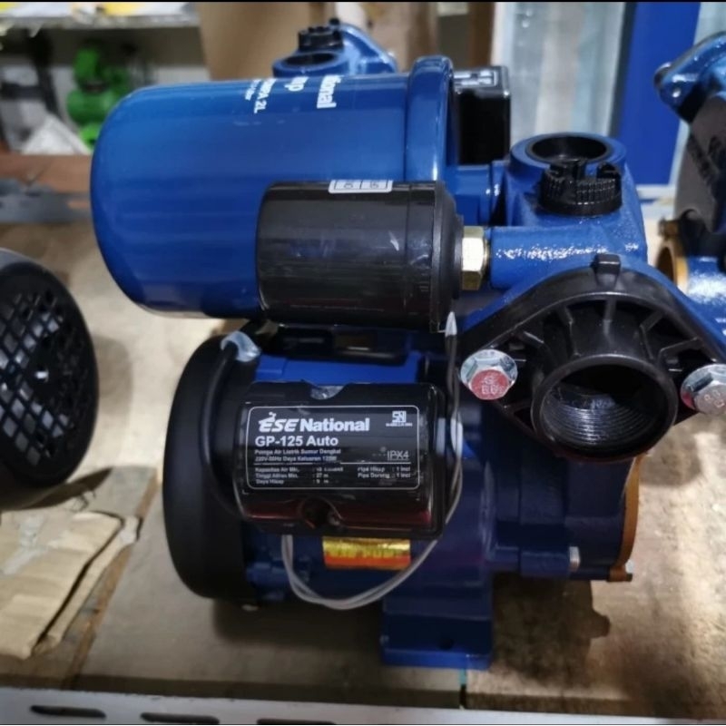 Mesin Pompa Air Otomatis GP125 National Ese GP 125 / GP-125 Auto Water Pump