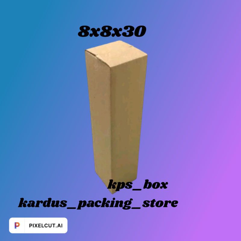 

kardus box packing 8x8x30