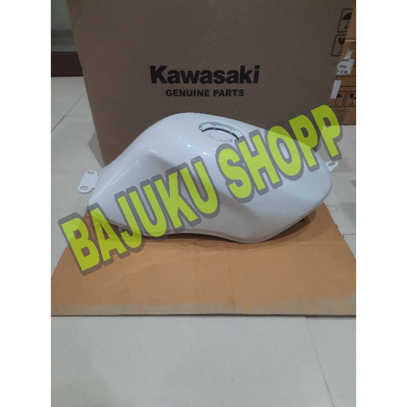 TANGKI TANKI TENGKI BENSIN NINJA RR OLD NEW ZX 150 PUTIH ORIGINAL KAWASAKI
