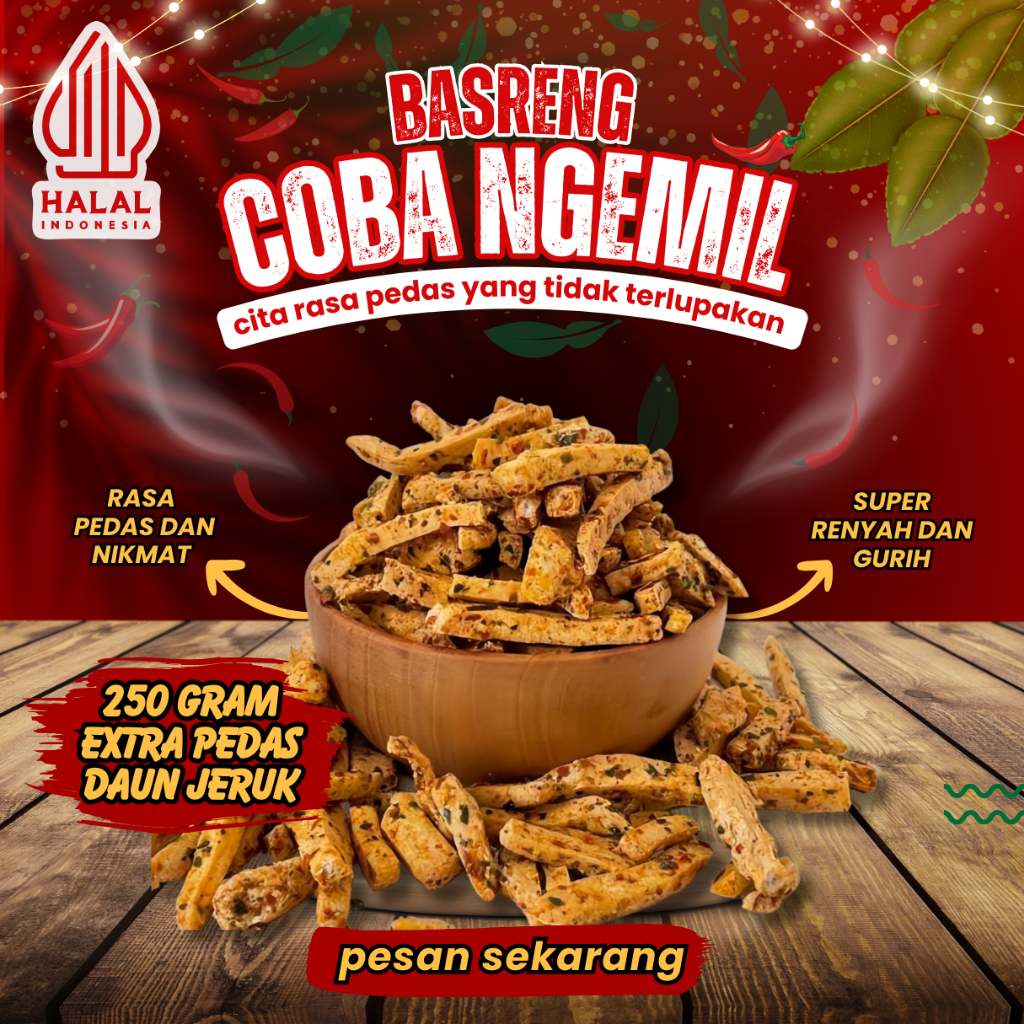 

BASRENG SULTAN VIRAL PEDAS DAUN JERUK | BASRENG STIK VIRAL BANDUNG | BAKSO GORENG 250 GRAM