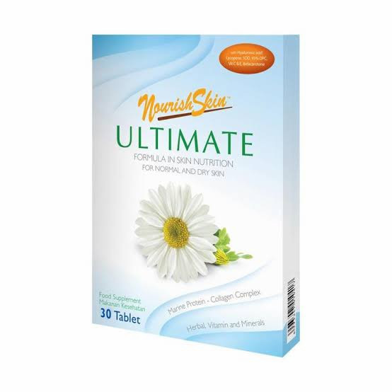 Nourish Skin Ultimate isi 30 Tablet - Suplemen Kulit Putih