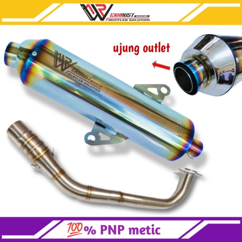 knalpot standar racing Inlet 38 original AWR nmax,PCX, adv, Lexi, beat,Vario,
