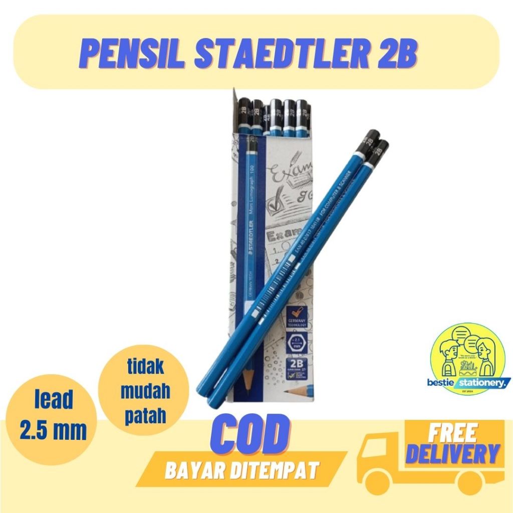 

JUAL SATUAN Pensil 2B Staedtler Murah