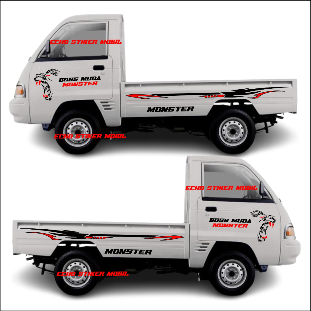 sticker mobil pick up mitsubishi t120 ss sticker mobil l300