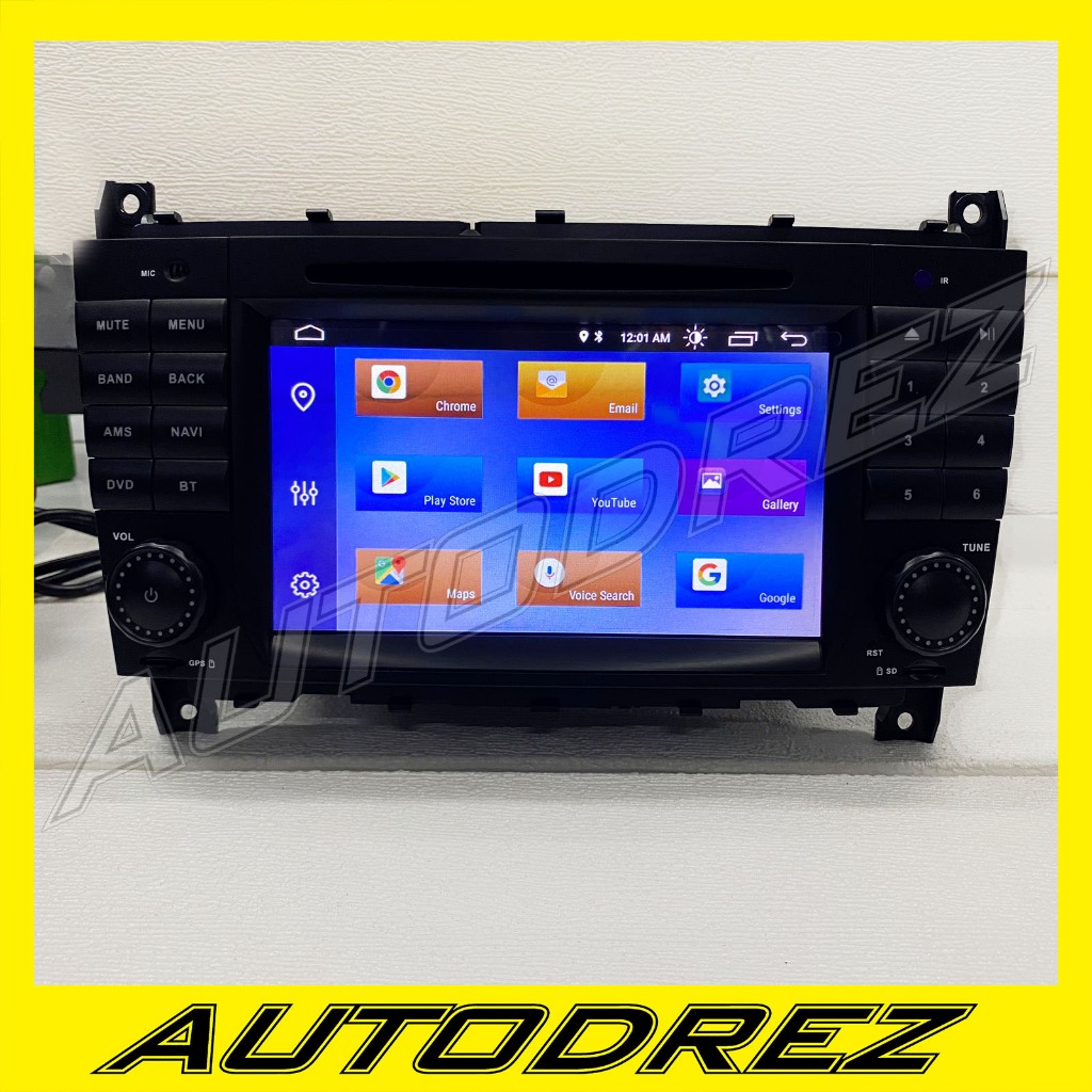 Head Unit HeadUnit Model Ori OEM Android Apple Mercy Mercedes C W203 Facelift 04-07