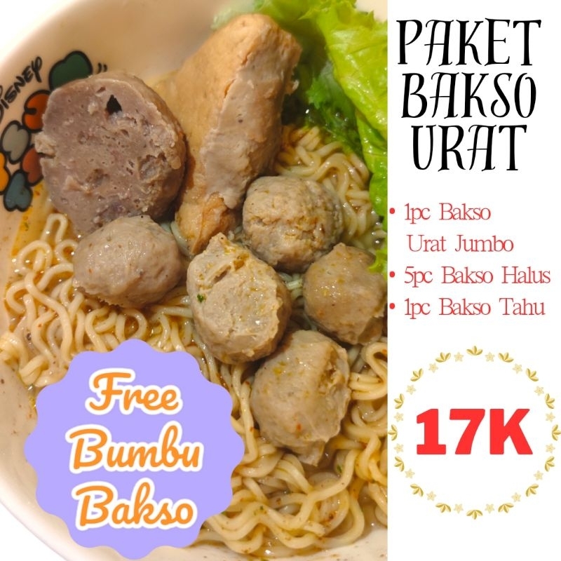 

Paket Bakso Urat Instan Tinggal Cemplung