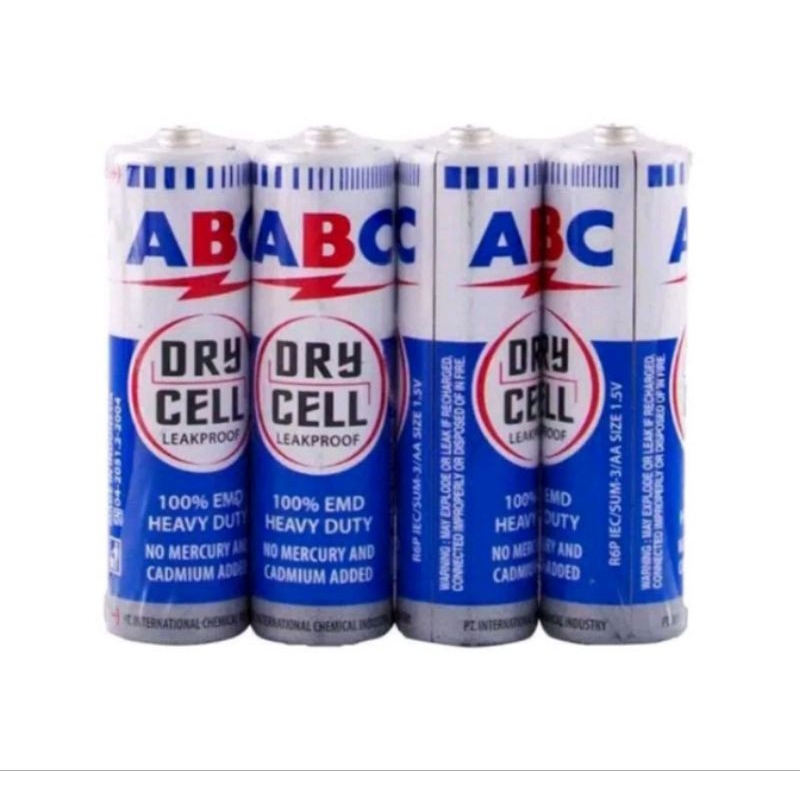 BATREI JAM MEREK ABC A2 ISI 4 PCS