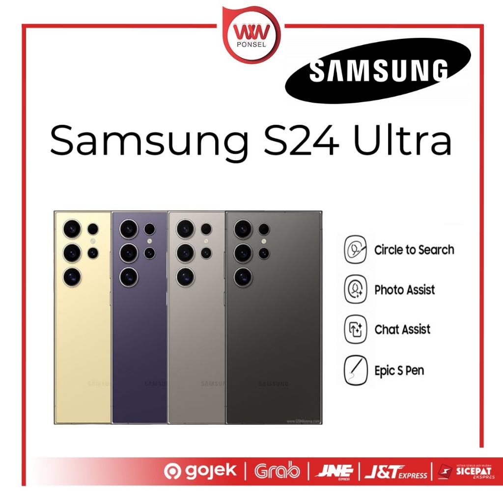 Hp Samsung S24 Ultra Ram 12GB Internal 1TB Garansi Resmi