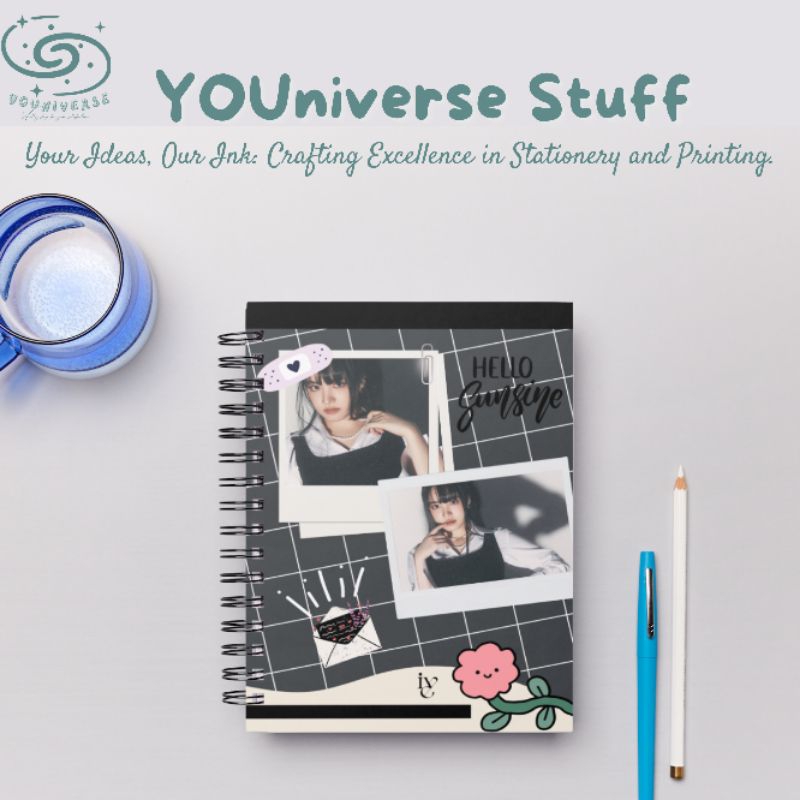 

Notebook Spiral A5 Notebook IVE I'VE/Jurnal Book/K-Pop Notebook