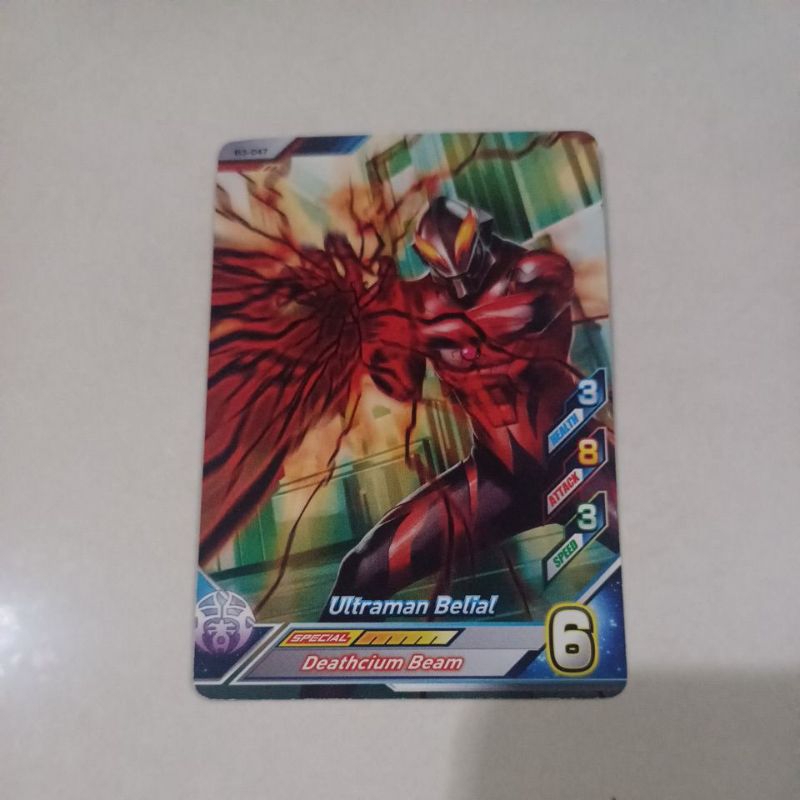 Kartu Ultraman Fusion Fight ( Ultraman Belial )