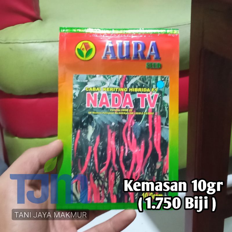 Benih Cabai NADA TV Hibrida F1 - AURA SEED Kemasan 10'Gram