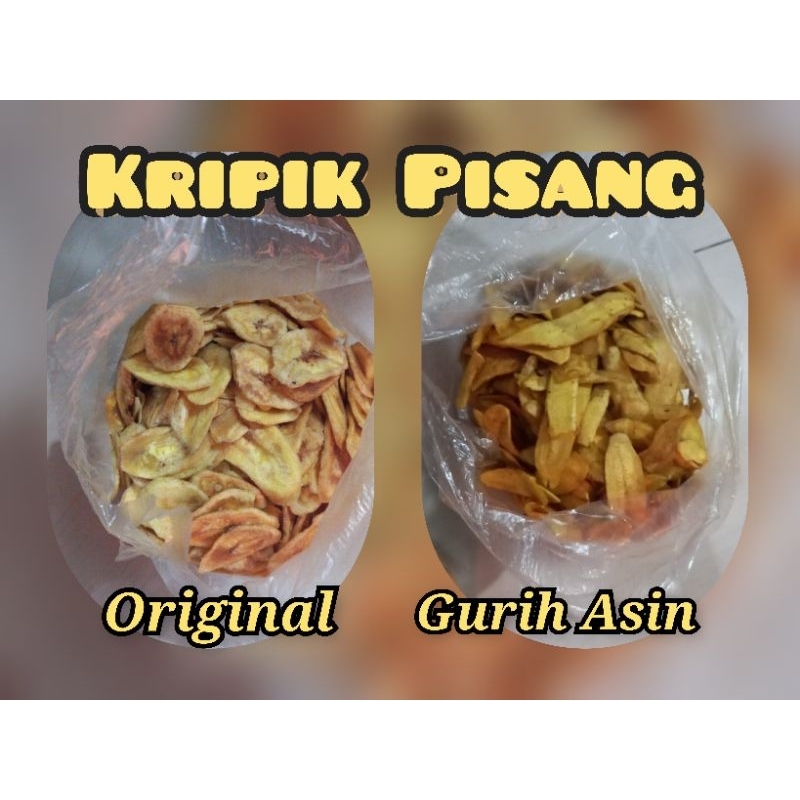 

Kripik Pisang Rasa"Original & Gurih/Cemilan Kripik Pisang/Snack Kripik/Makanan Ringan