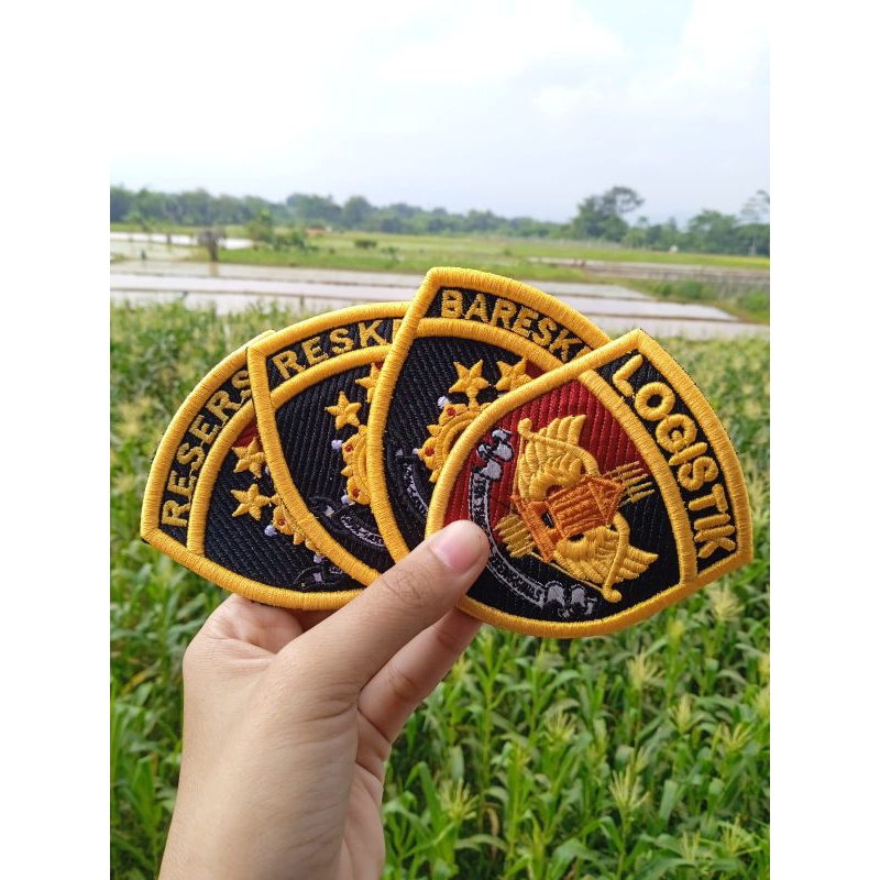 jual bet bordir polri reserse timbul 3D premium  bet Reskrim bet Bareskrim bet logistik bet korps sa