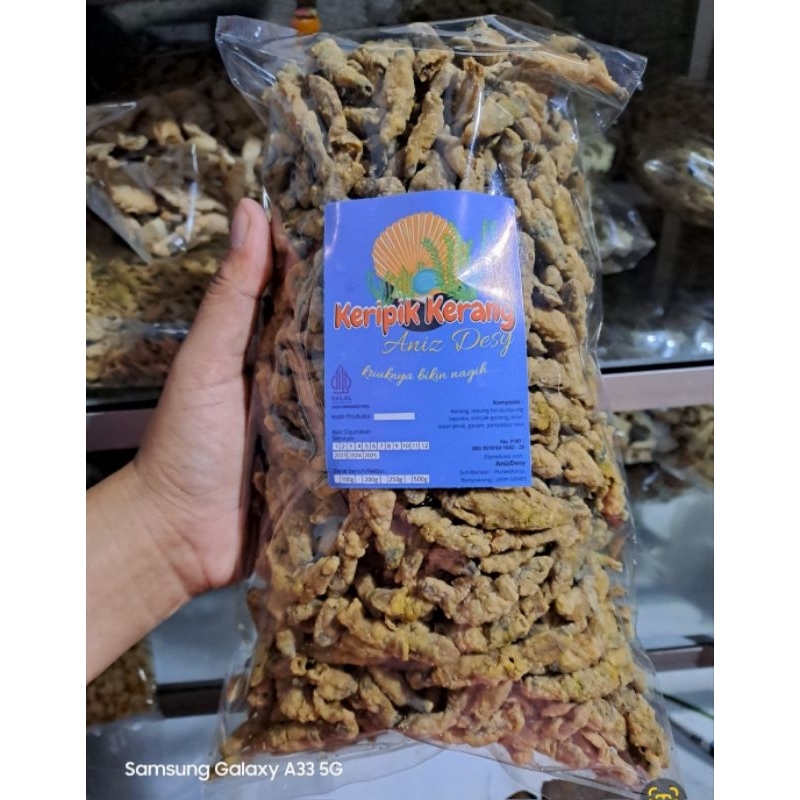 

KERIPIK KERANG BAMBU LORJUK 1KG