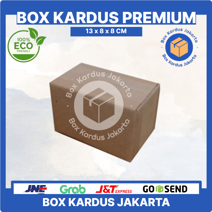 

KARDUS BOX JAKARTA POLOS Uk. 13x8x8 CM