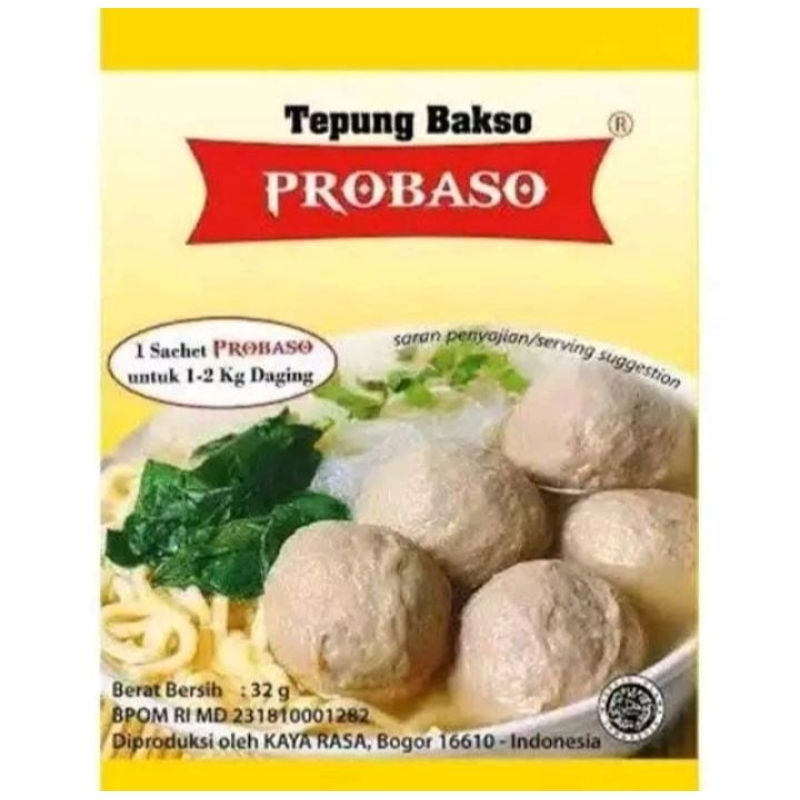 

PROBASO TEPUNG PENGENYAL BAKSO 32gram