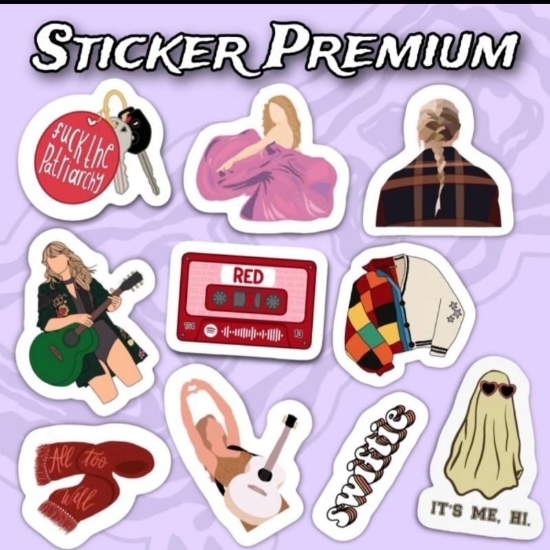 

Sticker taylor swift swiftie Pack 10pcs Premium Waterproof