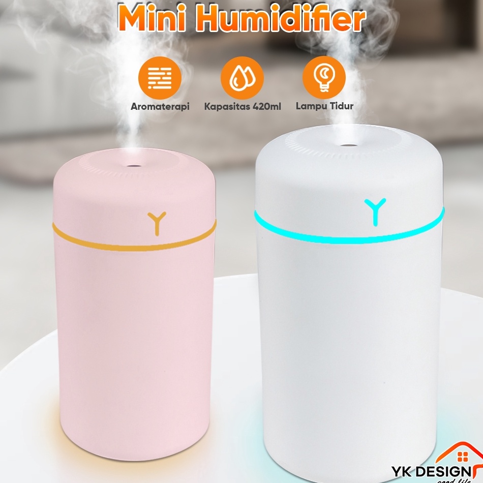 dM YK DESIGN YK511 Mini Humidifier Pelembab Udara Mini Portable Air Purifier 42ml