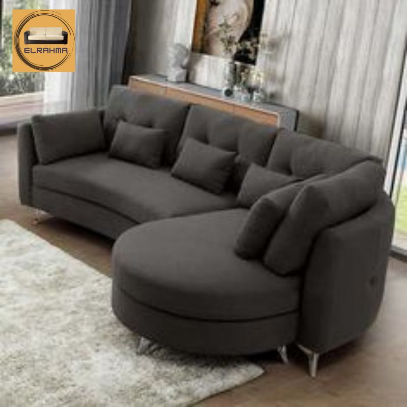 IDEA - Sofa Ruang Tamu / Sofa Ruang Tv / Kursi Sofa L Minimalis Empuk