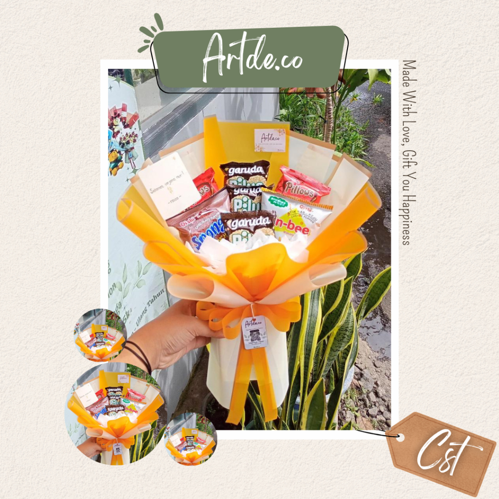 

BUKET SNACK ORANGE - BUKET SNACK MURAH - BUKET SNACK WISUDA